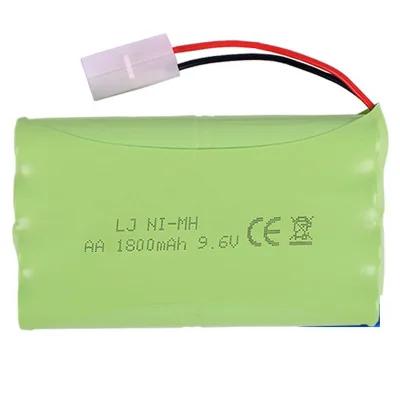 9.6V 1800mAh H Ni-MH  AA  Battery  For Electric toys car Telerobot boat Remote control Tank