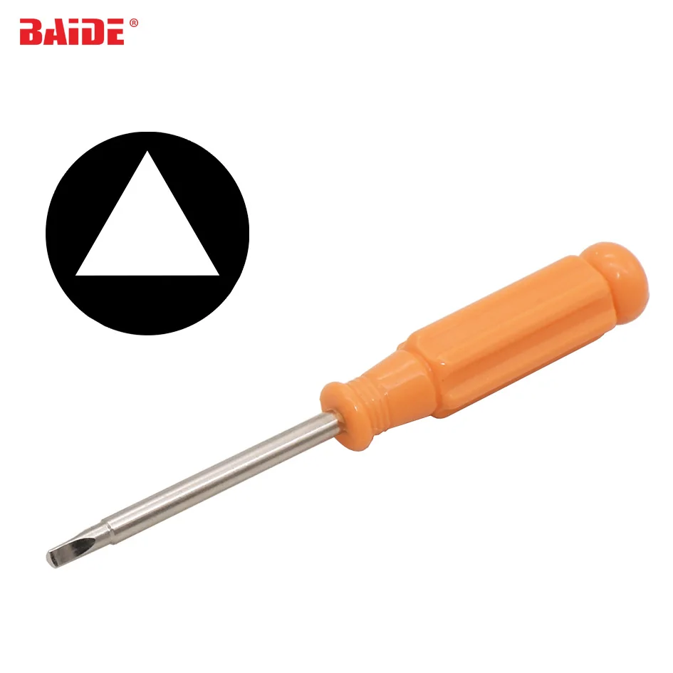 2.3mm 2.6mm 3.0mm Orange Triangular Screwdriver External Triangle Special Screw Driver for Home Appliances 200pcs/lot