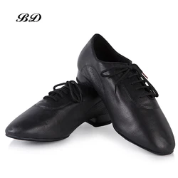 Scarpe da uomo in vera pelle TOP scarpe da ballo latino scarpe da ballo Modern GB Waltz Friendship Soft pelle bovina Premium Heel 2.5cm BD 309