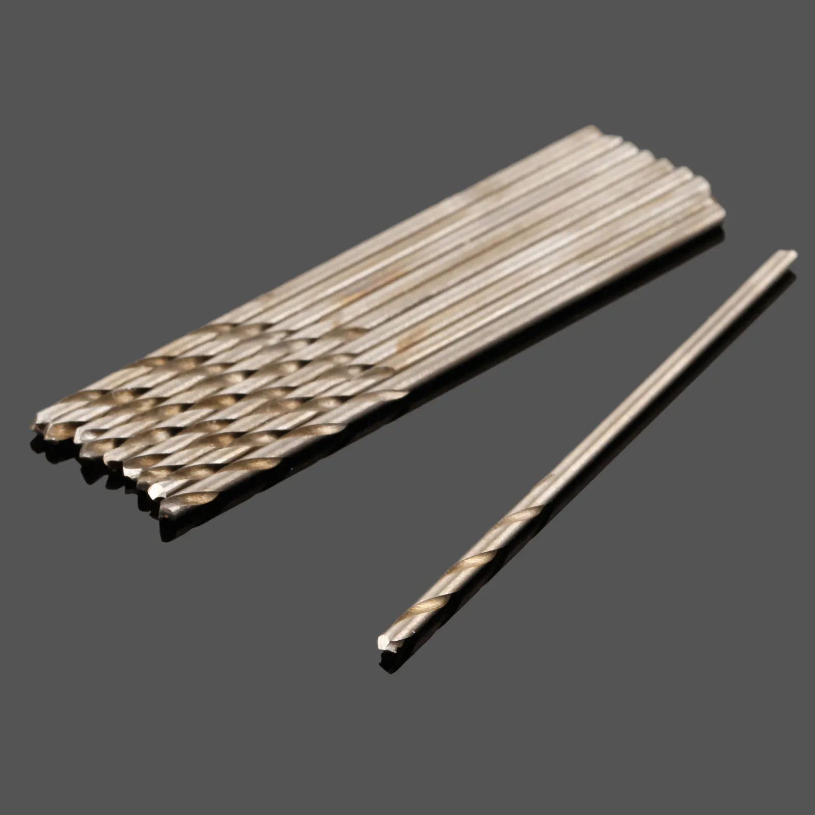 10Pcs Twist Drill Bits HSS Drill Bit Micro Straight Shank Wood Drilling Electric Drills Woodworking Tools 1.1/1.2/1.3/1.4mm