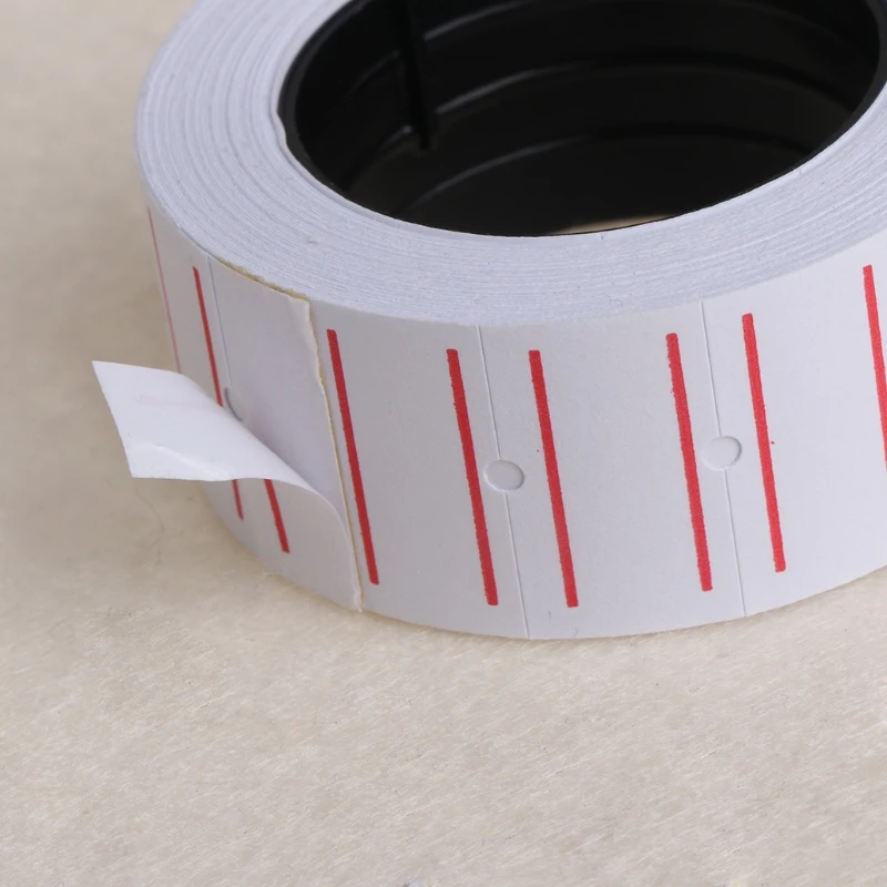 1 Roll(500 Labels) White Self Adhesive Price Label Tag Sticker Office Supplies Sticker Price Paper Label Paper