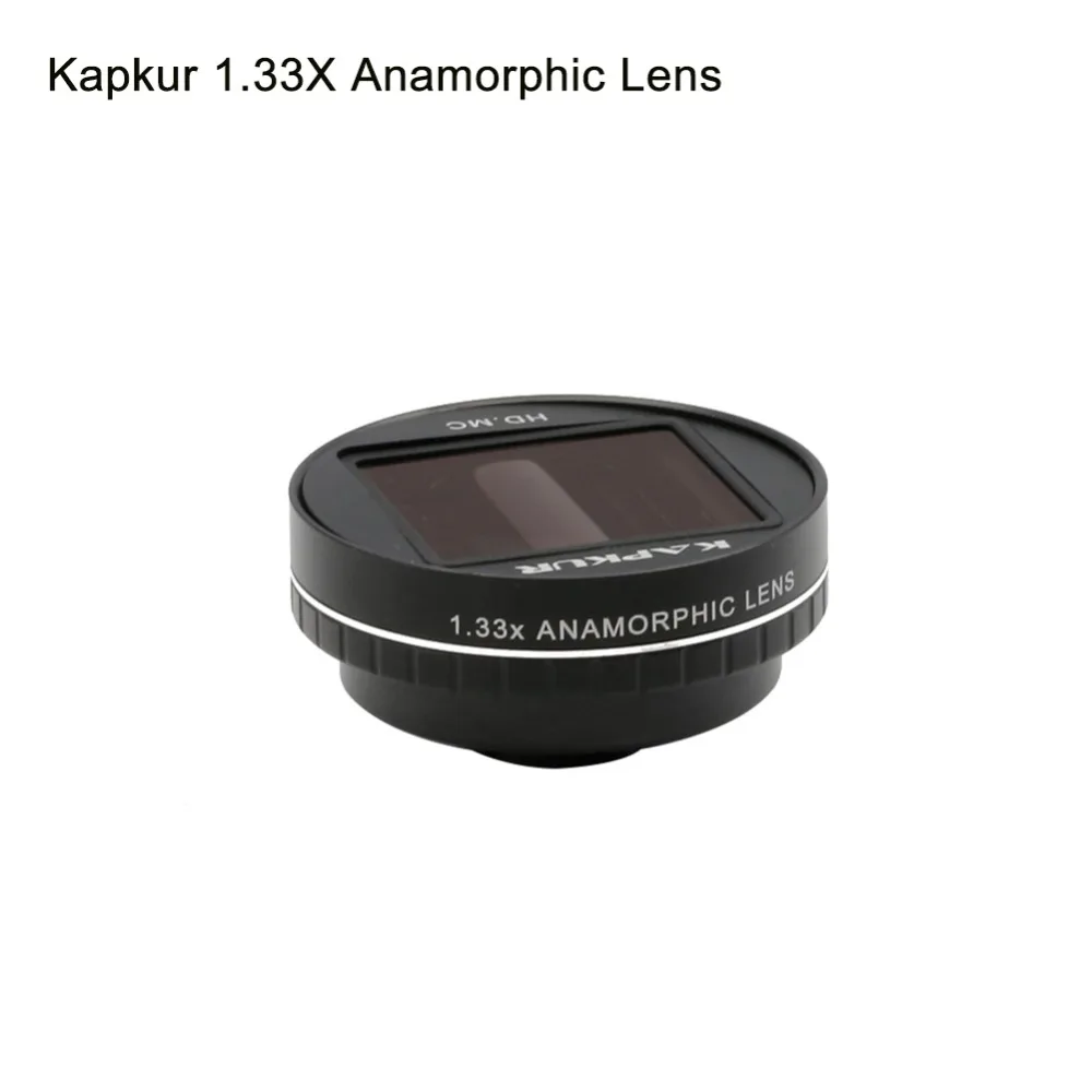 Kapkur phone lens ,1.33X Anamorphic Movie Lens for iPhone series with Kapkur customized Phone Case