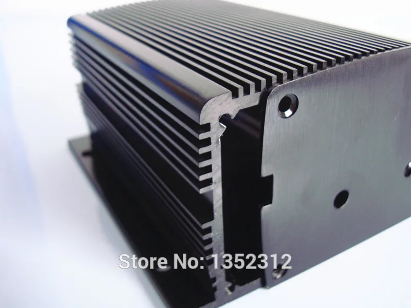 

4 pcs/lot 115*75*150mm aluminum box for electronic project power amplifier alloy case DIY junction control aluminum meter case
