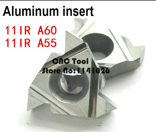 para insercoes de torno insercoes de torno de carboneto de tungstenio de aluminio insercoes de rosqueamento 55 60 graus internos 11ir a60 11ir a55 01