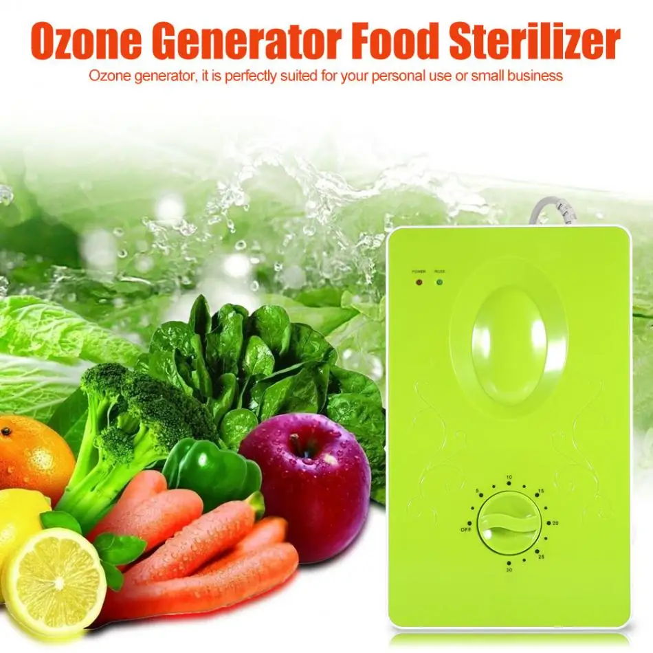 400mg/h Desktop Multifuctional 400Mg/H Kitchen Ozone Water Genrator Fruit Vegetable Cleaning Device Ozonator