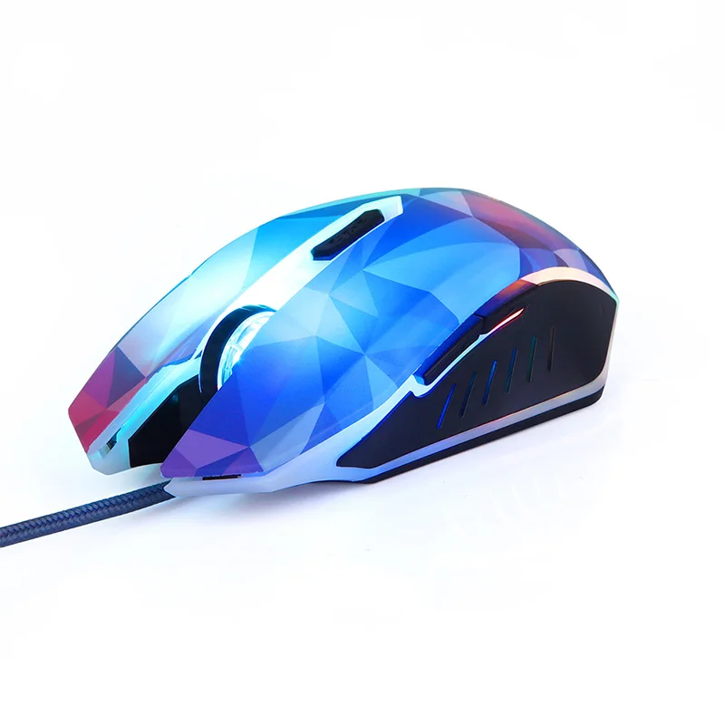 

3200DPI Wired Gamer Mouse, 4 Adjustable DPI Levels,1000/1600/2400/3200DPI, 7 Circular & Breathing LED Light, 6 Buttons,