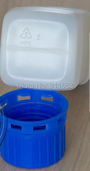 100 ml 6pcs! HDPE medical plastic liquid  bottles with burglarproof caps for chemical reagent  -HDPE materia