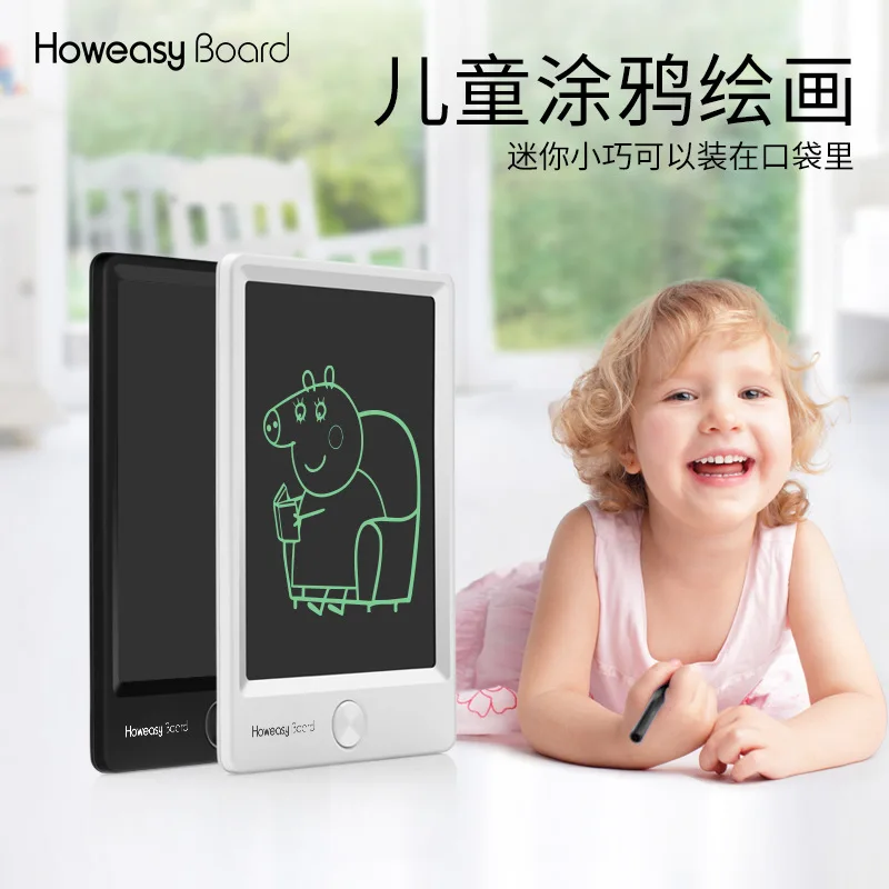 5 Inch Mini LCD Electronic Early Education Learning Writing Board Kids Message Graffiti Drawing Blackboard