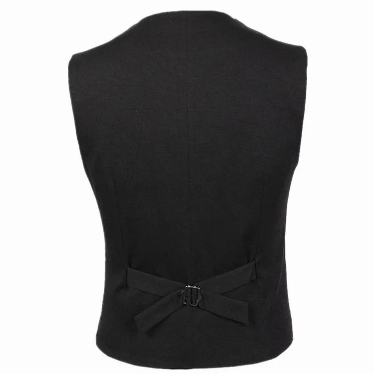 New Arrival fashion  Gilet Homme Dress Vests Slim Fit Mens Suit Vest Male WaistcoatCasual Sleeveless Formal Business top Jacket