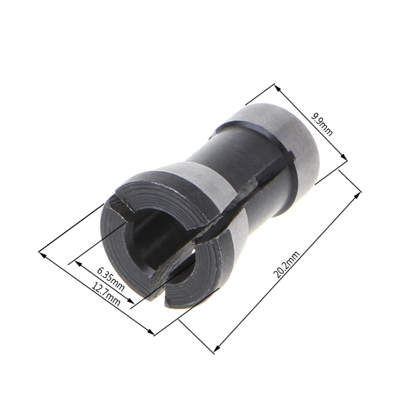 6.35/8mm Collet Mandrino Incisione Guarnizioni Macchina Elettrica Router di Alta Precisione