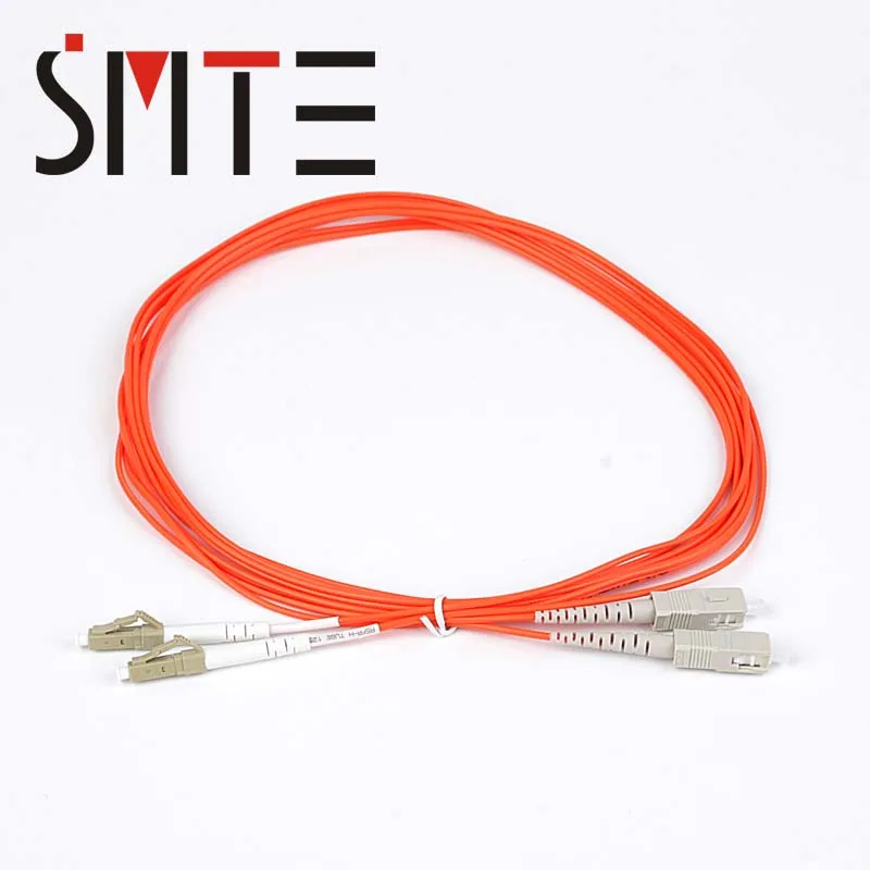 

SC-LC duplex patch cord SD542 LC-SC multi mode fiber cable 3 meters 1 pair