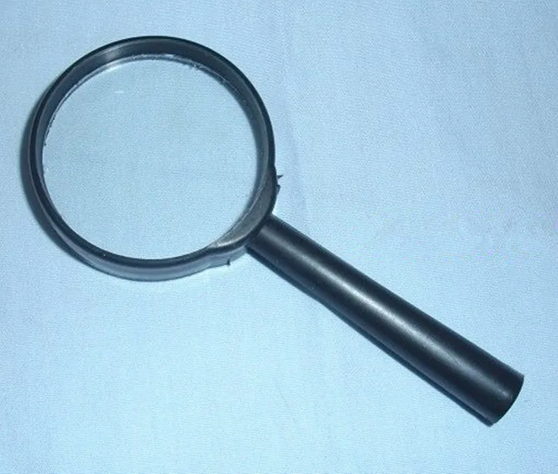 Magnifiers Transparent Handheld 40MM Plastic Frame Read Instrument Tools Magnifying Glass For Elder Student