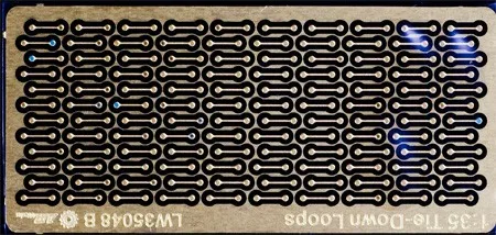 1/35 WWII Allied Vehicle Tie-Downs & Tool Buckles 1 Set Military Model Accessory