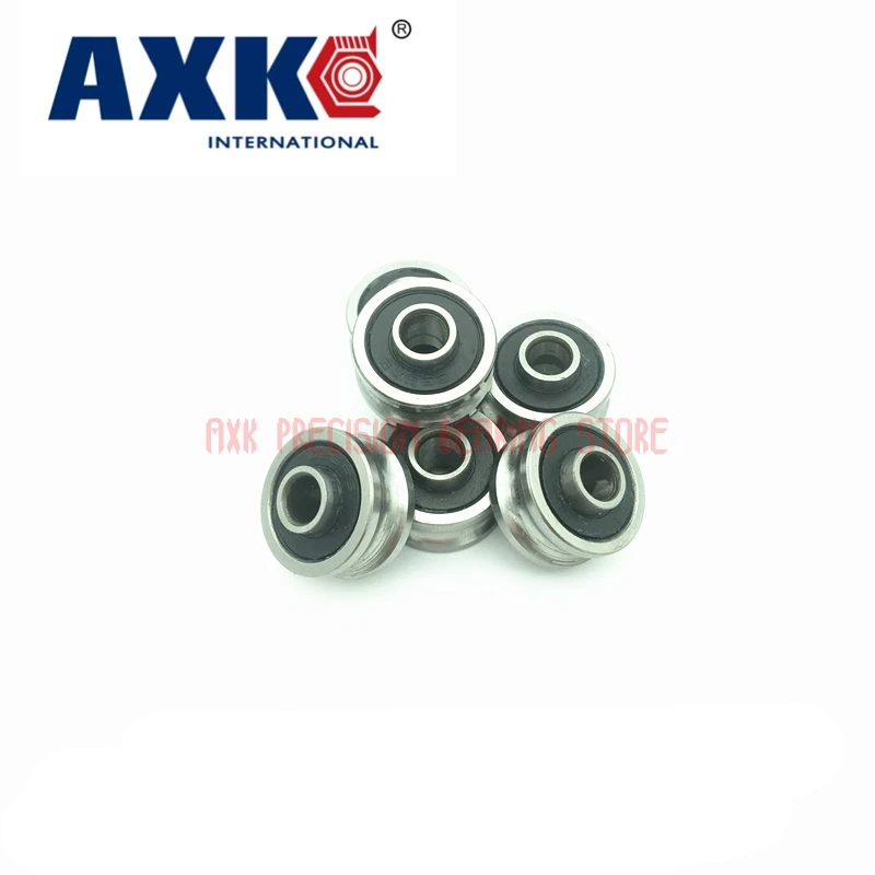 2023 Real High Quality Abec-5 1 Piece Lv20/6 2rs V Groove Guide Roller Bearing Rv20 / 6-10 With A Threaded Hole M4 * 20 9 11mm