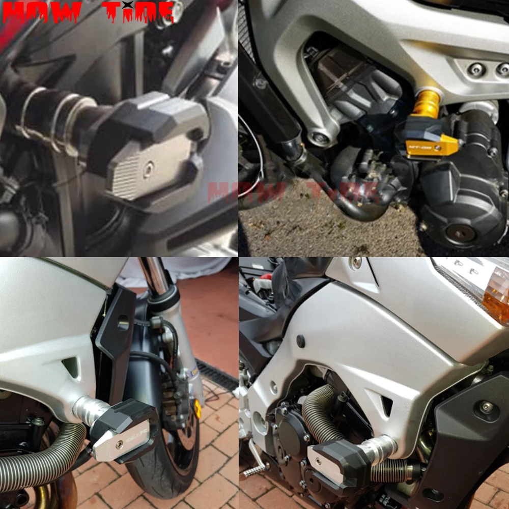 Untuk Yamaha FZ1 FZ6 FZ600 FZ6R FZ8 Fazer Frame Pelindung Jatuh Pelindung Fairing Anti Pelindung Pad Benturan