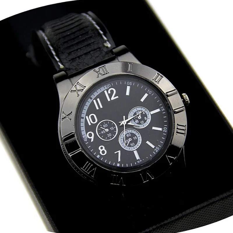 New Fashion Creative Unique USB Rechargeable  Watch Model Cigarette Lighter