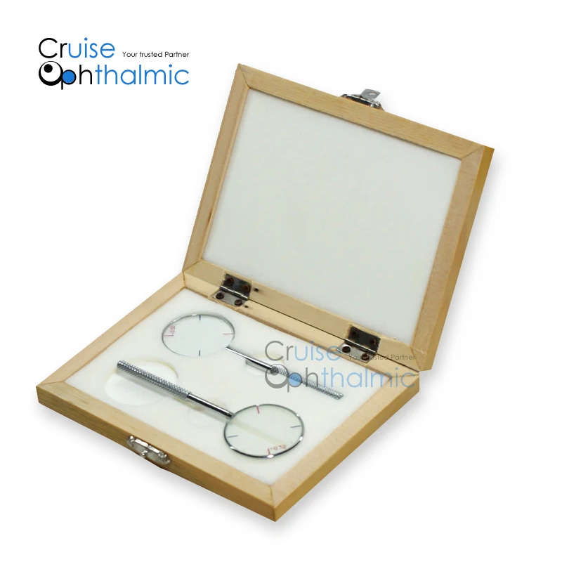 Wooden Box Packing Jackson Cross Cylinder Set | Optometric Refined Measure | 2 pcs in 0.25 and 0.50 | CCYLWD