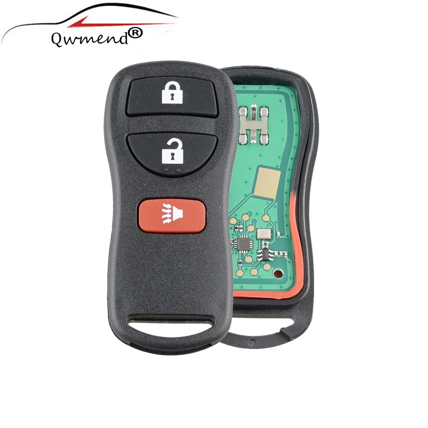 3Buttons 315Mhz Car Remote key Fob DIY For  Nissan Versa 2007 2008 2009 2010 2011 2012 2013 Original keys