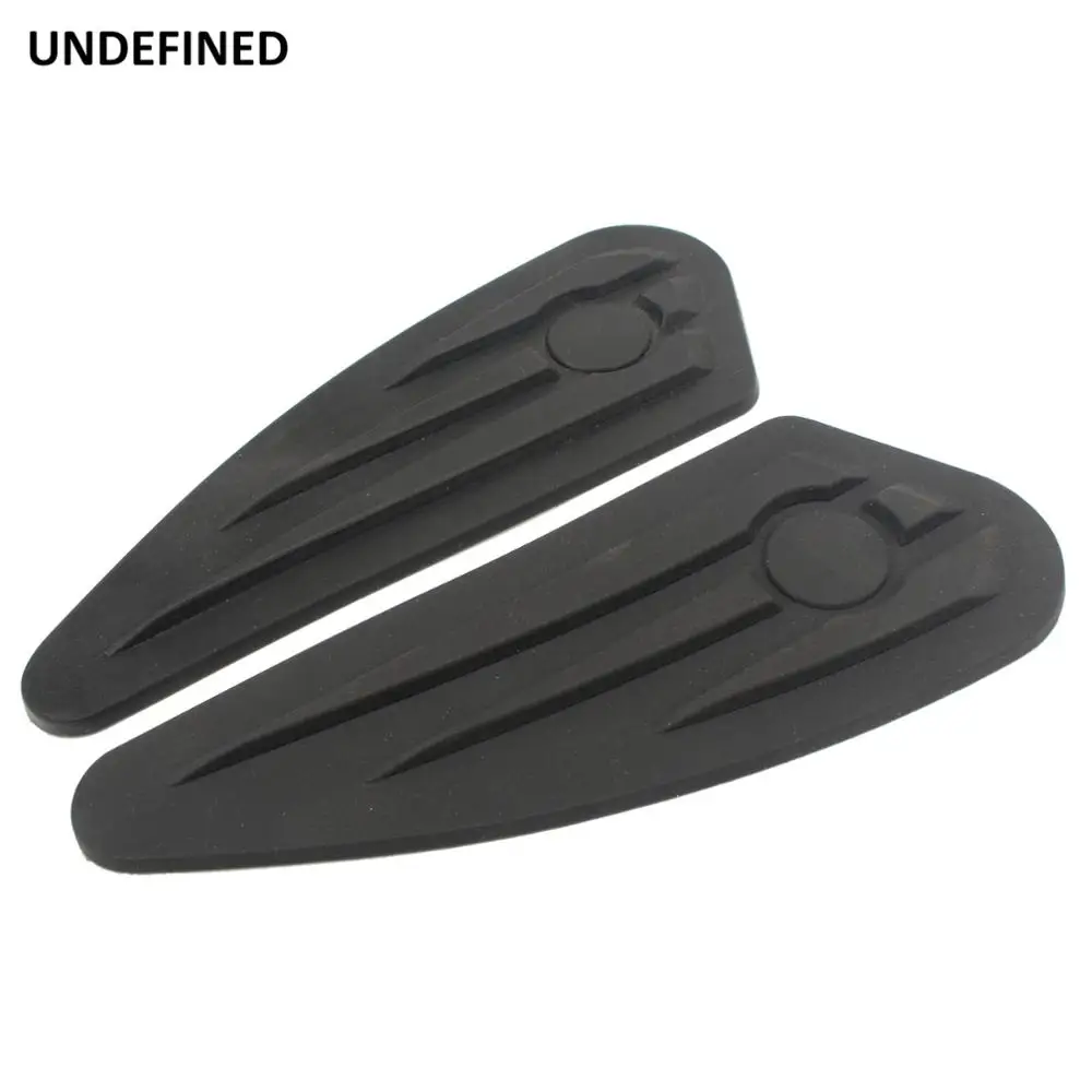 Motorcycle Vintage Gas Tank Pads Anti Slip Grip Traction Pad Sticker Side Fuel Decal For Harley Dyna Electra Glide Universal