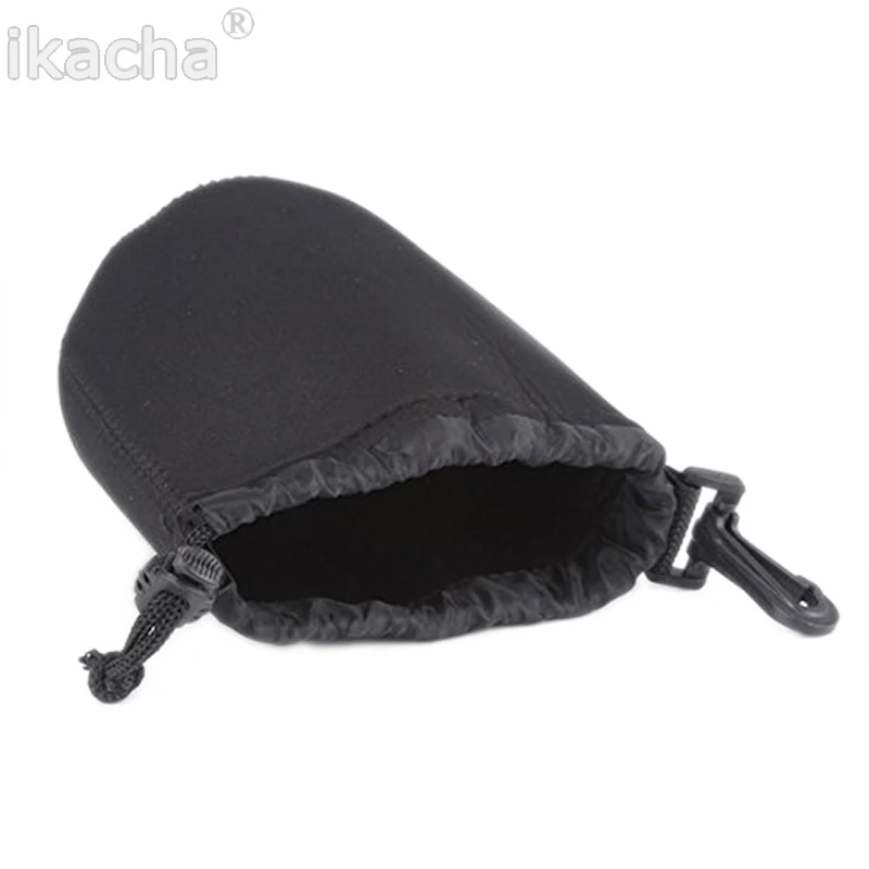 Новый матовый неопреновый мягкий защитный чехол для объектива камеры размера M, чехол для Canon Nikon Sony, высокое качество