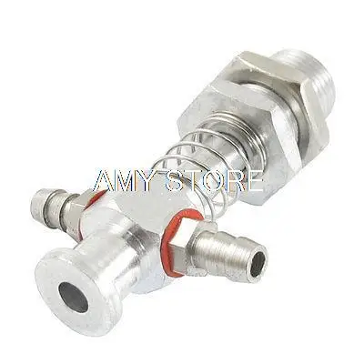 M12 12mmx11mmx53mm 5mm Hose Barb Spring Loaded Vacuum Suction Cup Connector Holder M12-L53-11