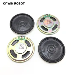 초박형 스피커, 32 ohms, 0.5 와트, 0.5 W, 32R, 직경 40mm, 4cm 두께 5mm, 로트당 5 개, 신제품