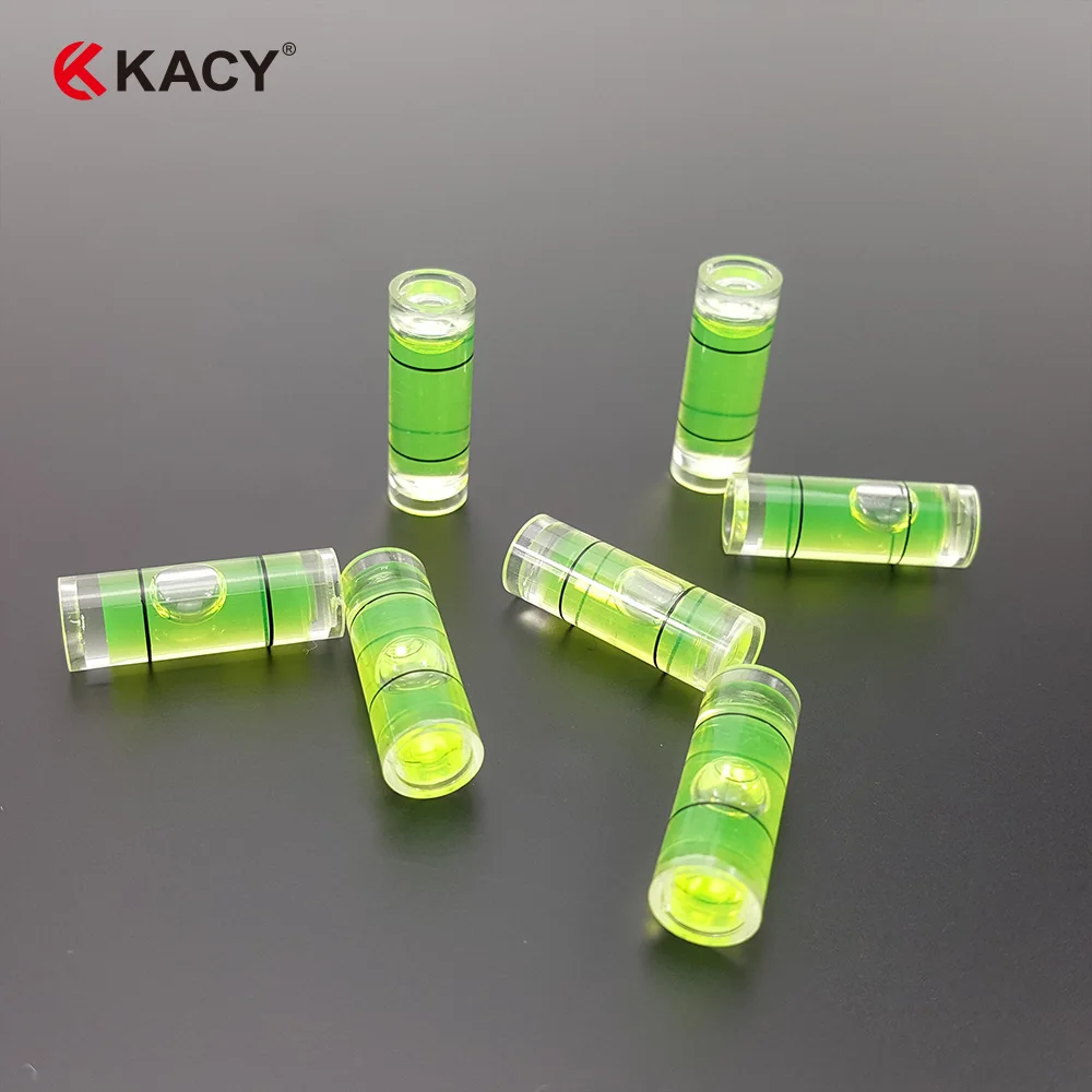 KACY  20pcs 10x35mm  Inclinometer Spirit Level Bubble-Tube Vial Mini Bubble Spirit Level Gradienter