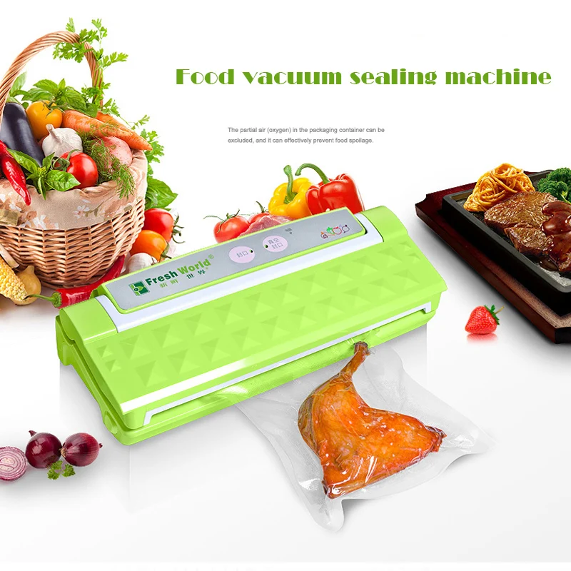 

1PC Multi-function vacuum film sealing machine fully Automatic Vacuum Food Sealer -70 kpa to -75 kpa vacuum degree