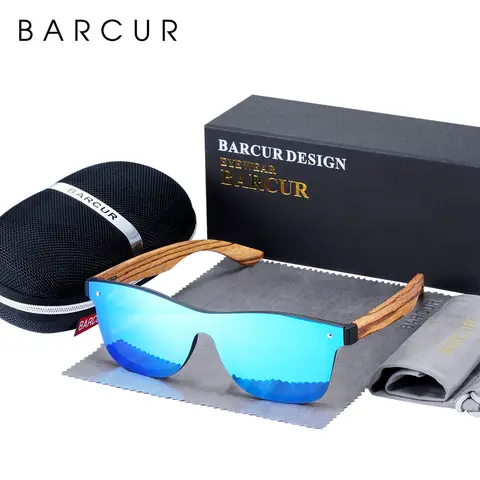 Luxury Wooden UV400 Sunglasses BARCUR