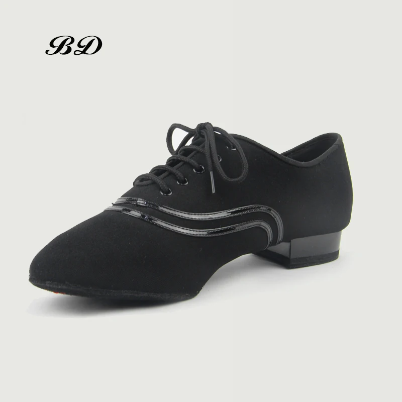 BD DANCE Shoes Chaussures latines pour hommes, Chaussures de salle de Rhpour hommes, Semelle en cuir de vachette moderne, Super durable, Non ald