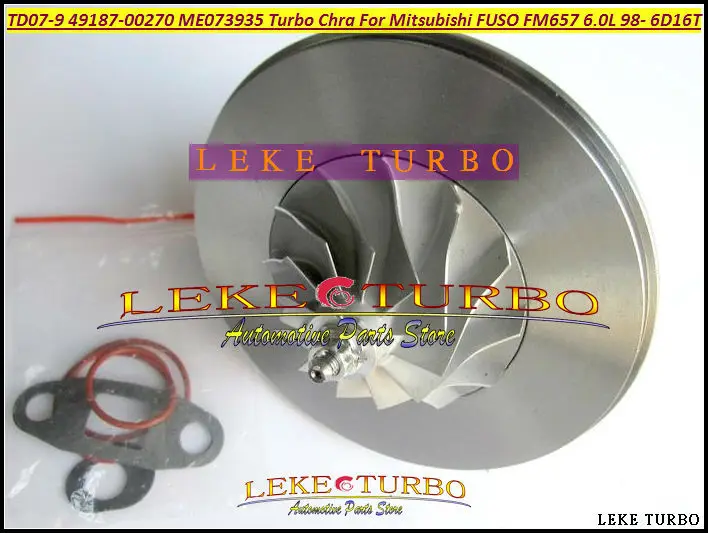 Free Ship Turbocharger Cartridge TD07-9 49187-00271 49187-00270 ME073935 Turbo Chra For Mitsubishi FUSO FM657 6.0L 6D16T 6D16