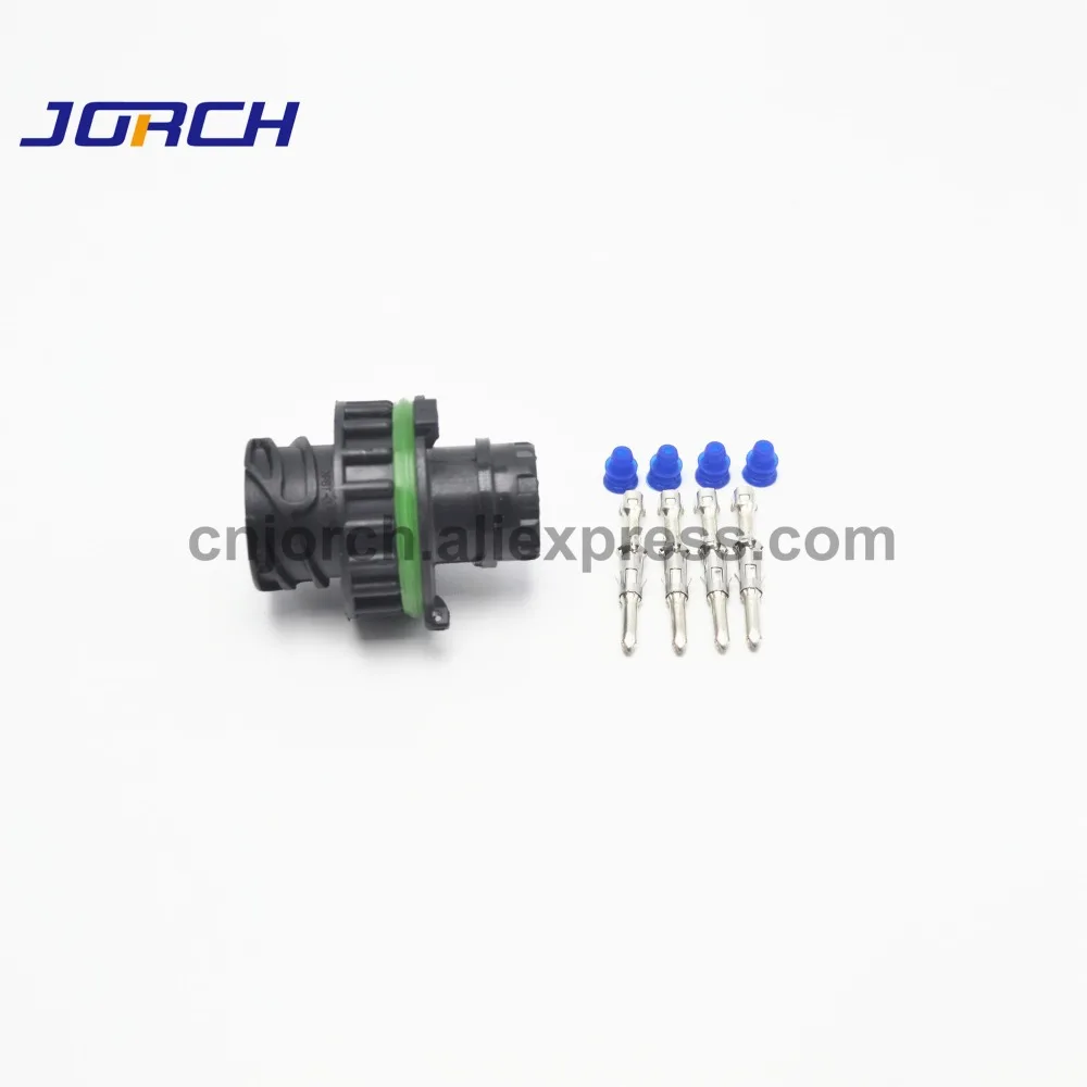 5sets 4Pin HOWO A7 odometer spee with sheath Car oil exploration railway round connector 1-967402-1