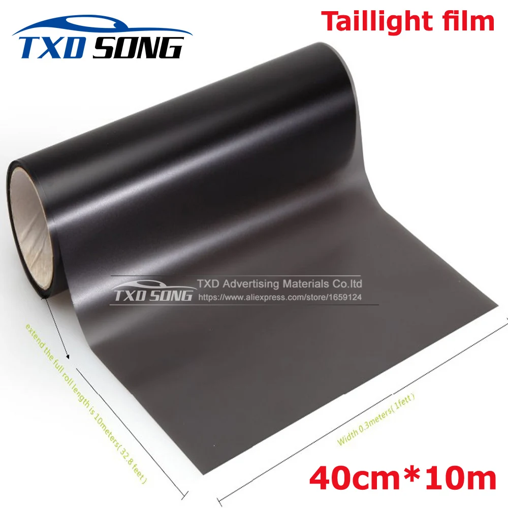 

40cmx10m Matt Smoke light film Headlight Film Tint Taillight Motorbike Headlight Rear Lamp Smoke Tinting Film Vinyl Matt light