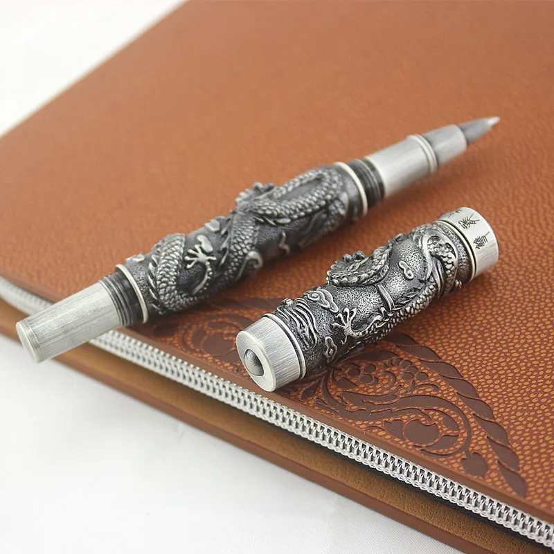 High Quality Luxury Dragon Ballpoint Pen Vintage 0.7MM Nib JINHAO Ball Pen Novelty Gift Office Supplies Stationery Caneta