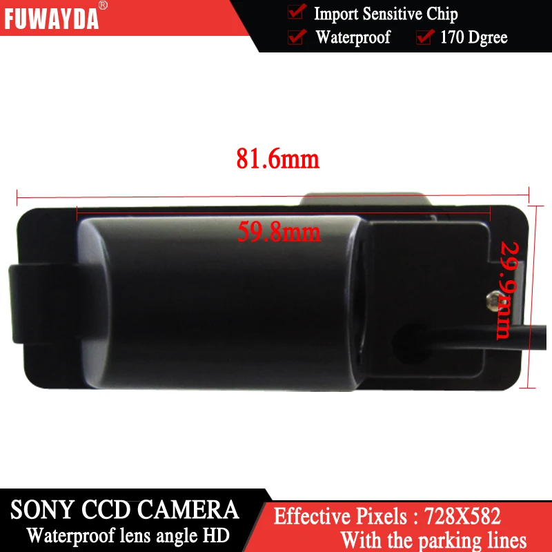 FUWAYDA 170 degree sony CCD Rear View Camera backup parking camera night vision waterproof for Chevrolet Trailblazer Opel Mokka