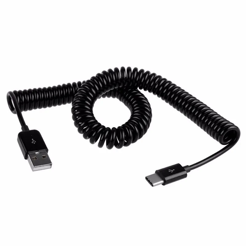 Cable de carga tipo C retráctil para Oneplus 2, USB 3,1, tipo C, sincronización de datos, para huawei P9/Letv One/Pro/Xiaomi 4c Nexus 5X 6P