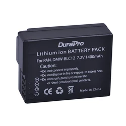 DuraPro 1400mAh DMW-BLC12 Bateria DMW-BLC12E BLC12 Bateria do Panasonic Lumix DMC-FZ200,FZ300,FZ1000,FZ2500,G5,G6,G7,GX8,G85