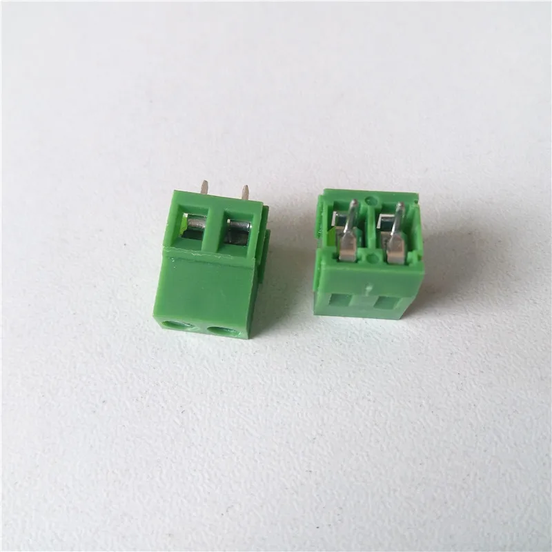 KF128 5.08 Terminal 3.81/5.0/5.08/7.5mm pitch pin posts Green spliced PCB connector with screw