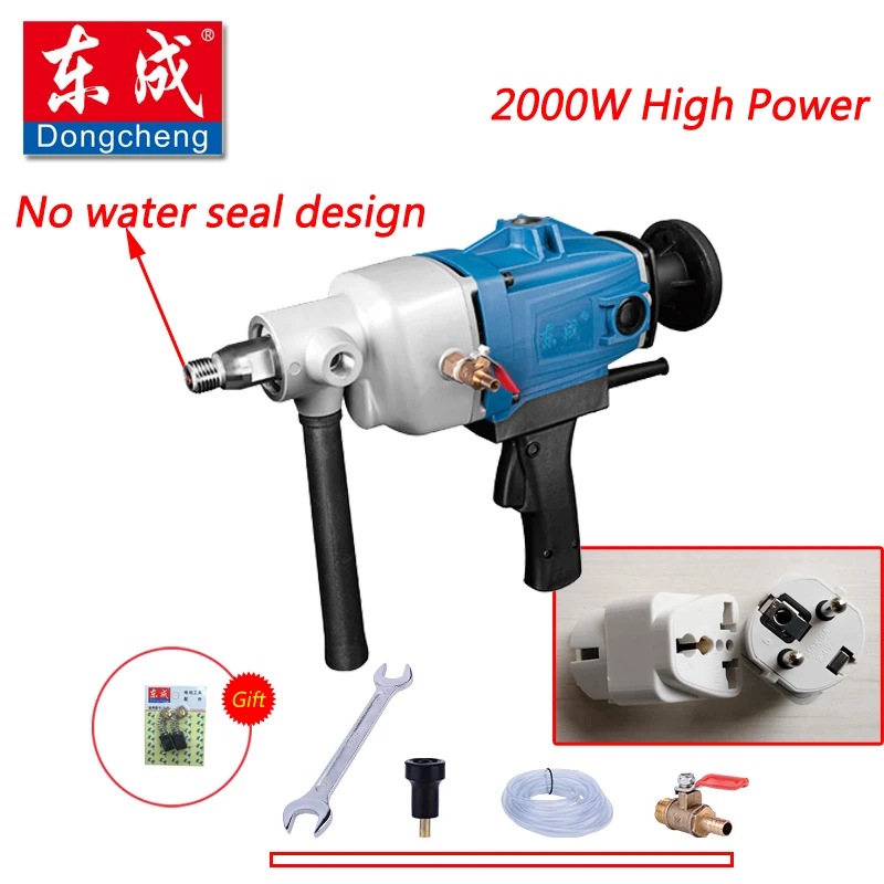 

New 180mm Diamond Drill With Water Source (hand-held) 2000W Diamond Core Drill For Concrete Wall Electric Drill (No Water Seal)