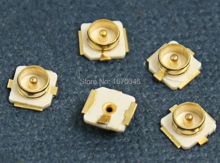 

Latest 50 pcs/lot IPX U.FL RF Coaxial Connector SMD SMT solder PCB Mount Socket Jack female and for IPEX/U.FL pcb SMT connector