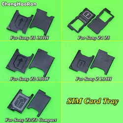 ChengHaoRan 2pcs/lot SIM Card Tray Holder Slot Socket Adapter Module For Sony Xperia Z L36H Z1 L39h Z2 L50w Z3 Z3 Compact Z4 Z5