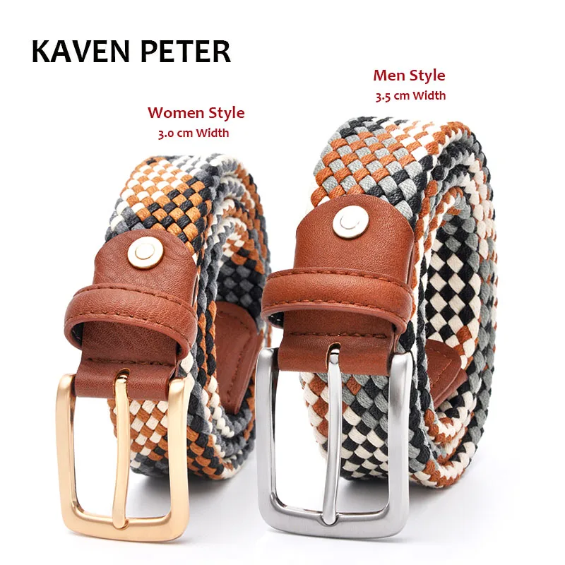 Braided Belt For Lover Men Belt 3.5 cm Women Belts 3.0 cm Without Holes Cotton Weave Pipe Strong Belts From 23\