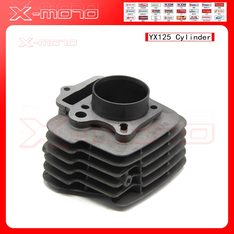 Complete Engine Cylinder Barrel Head Cylinder Piston Kit for YX125 125CC