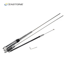 Antenna HH9000 for TH-9800 D9000 Z218 Stainless Steel SL16-male Quad Band 29.6/50.5/144 /435MHz Walkie Talkie Antenna