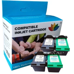 Refilled Ink Cartridge for hp338 hp343 for Photosmart C3180 C3183 C3188 C3190 C3193 C3194 Officejet H470 K7100 Printer