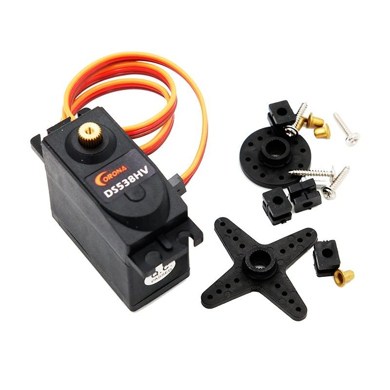 

Corona DS538HV Digital Metal Gear Servo 8kg / 0.12sec / 58g For RC Airplane Model Car Boat Accessoriy