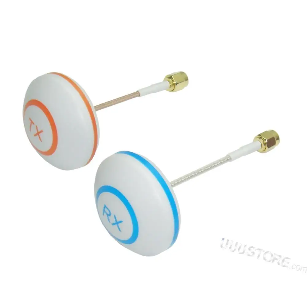 FPV 5.8 GHz omni-directional Antenna Clover Leaf Mushroom Aerial Set with RP-SMA Plug for FPV system