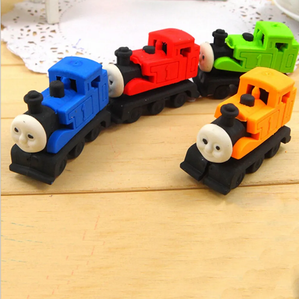 Small Train Eraser for baby to play in the bathtub Mother Toy Eraser Teacher School Stationery Eraser  MOQ 1 piece