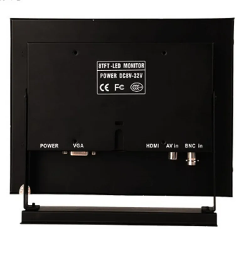

8 Inch VGA BNC AV Input TFT Monitor For CCTV Camera