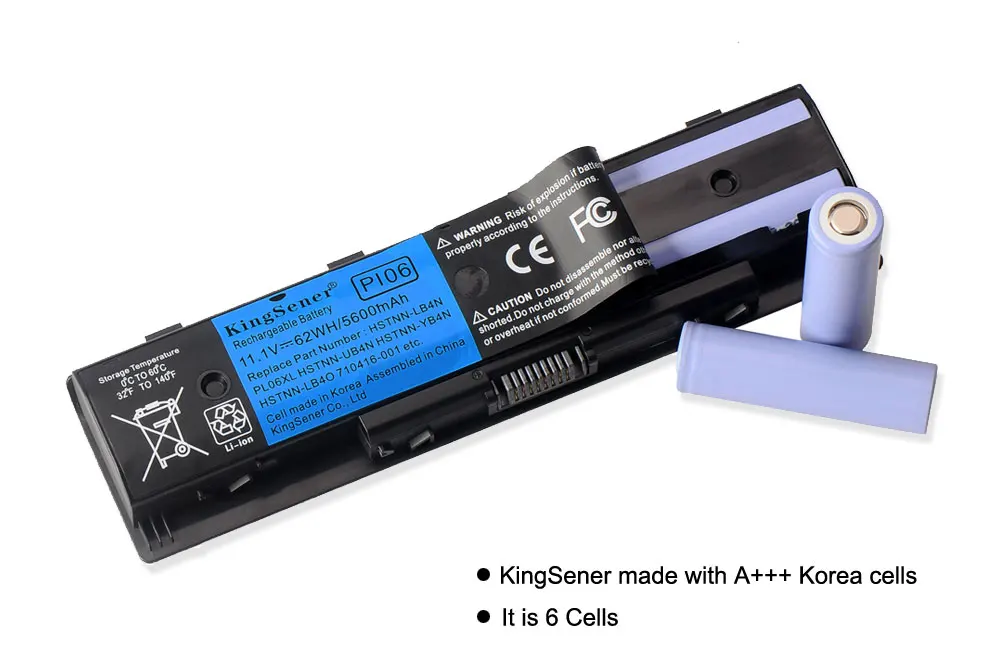 KingSener PI06 Battery for HP Pavilion 14 15 For Envy 14t 14z 15 15t 15z 17 17t M7 HSTNN-LB4N LB4O HSTNN-YB4N HSTNN-YB4O PI09